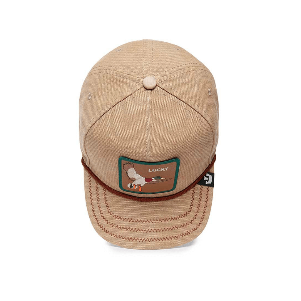 GOORIN BROS PATO LUCKY DUCK GORRA CAMIONERA AJUSTABLE BEIGE