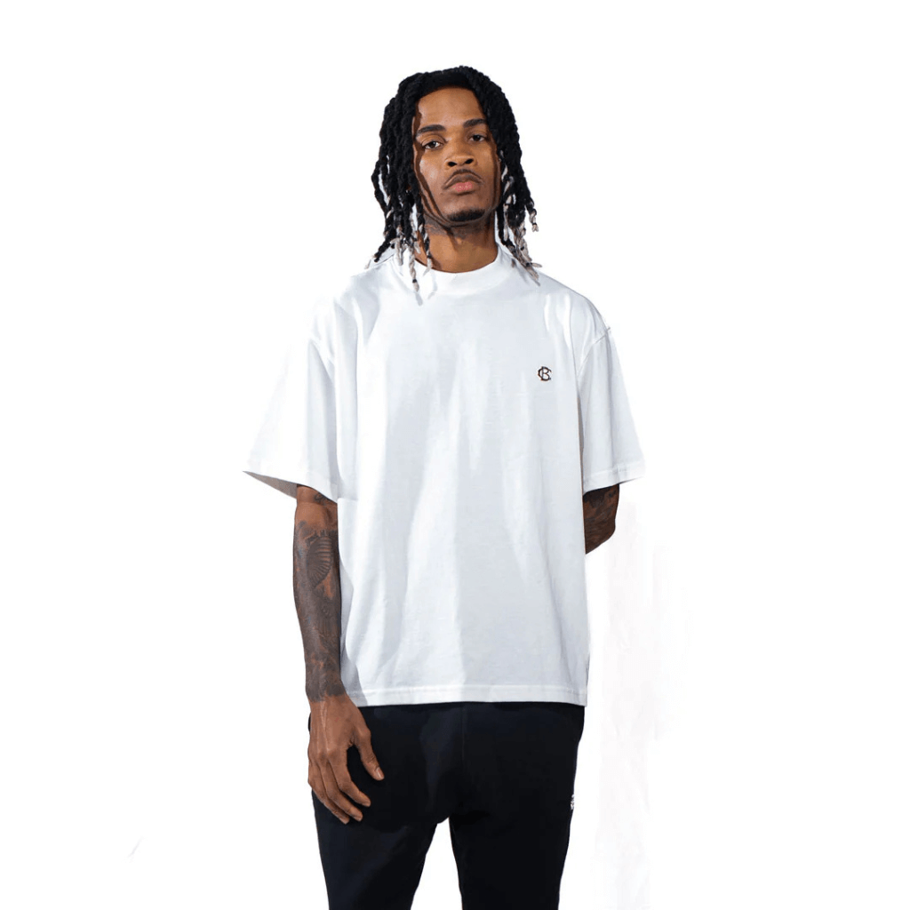 CREEP BRAND CAMISETA OVERSIZE BASICS CHROME V2 BLANCA