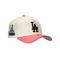 NEW ERA 9FORTY A FRAME MLB LOS ANGELES DODGERS CHROME CORAL COLLECTION GORRA AJUSTABLE BLANCO