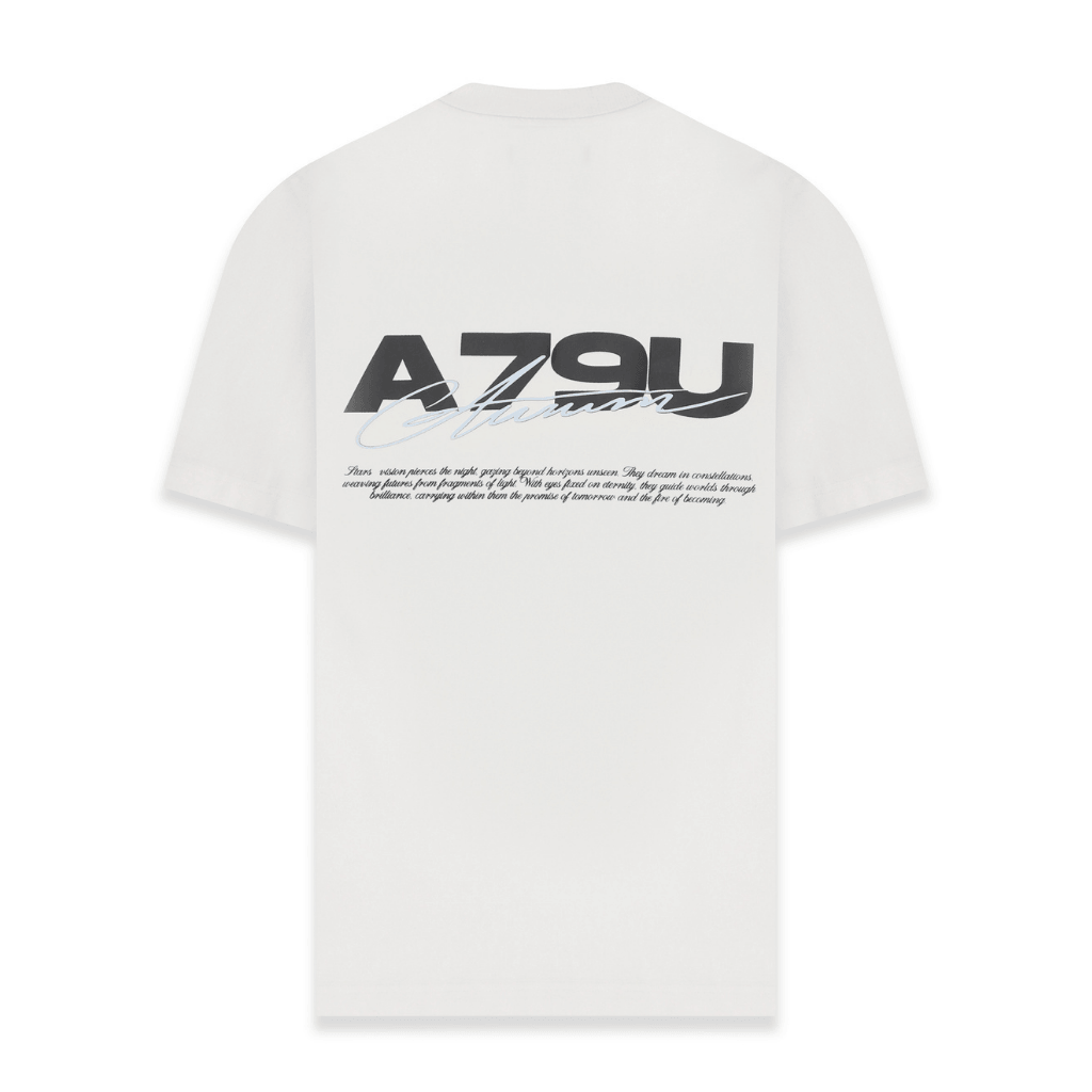 AURUM STARS I WHITE A79U CAMISETA OVERSIZE BLANCA