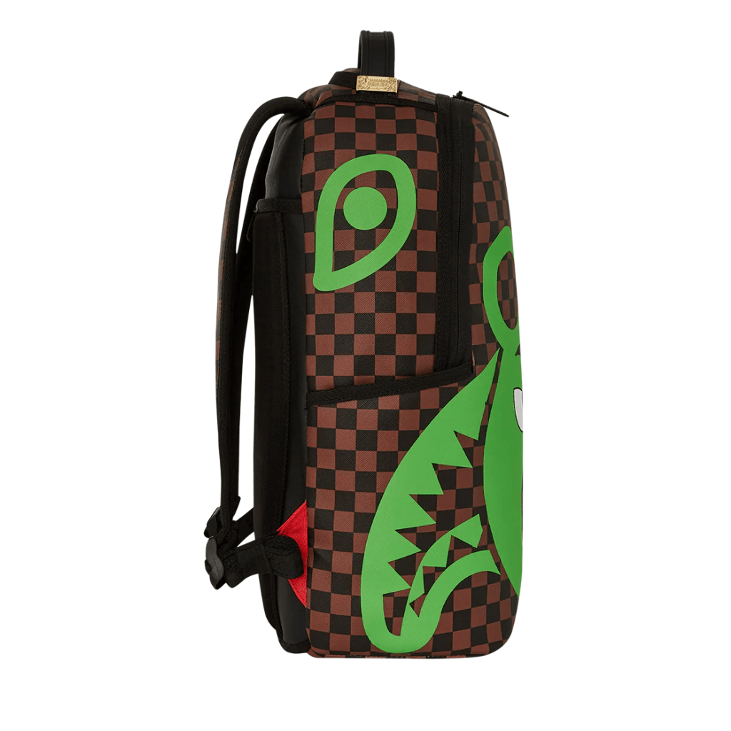 MORRAL SPRAYCOLOMBIA GREEN MONEY BEAR SPLIT BACKPACK VERDE