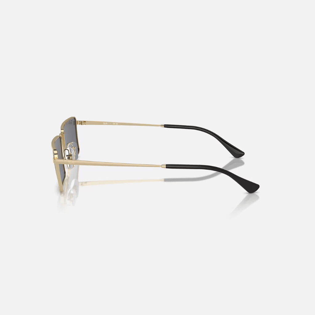 GAFAS RAYBAN EMY BIO-BASED LENTE NEGRO OSCURO MARCO DORADO