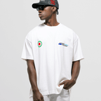 MONOIC TUTTO BENE I CAMISETA OVERSIZED VESPA BLANCO HUESO