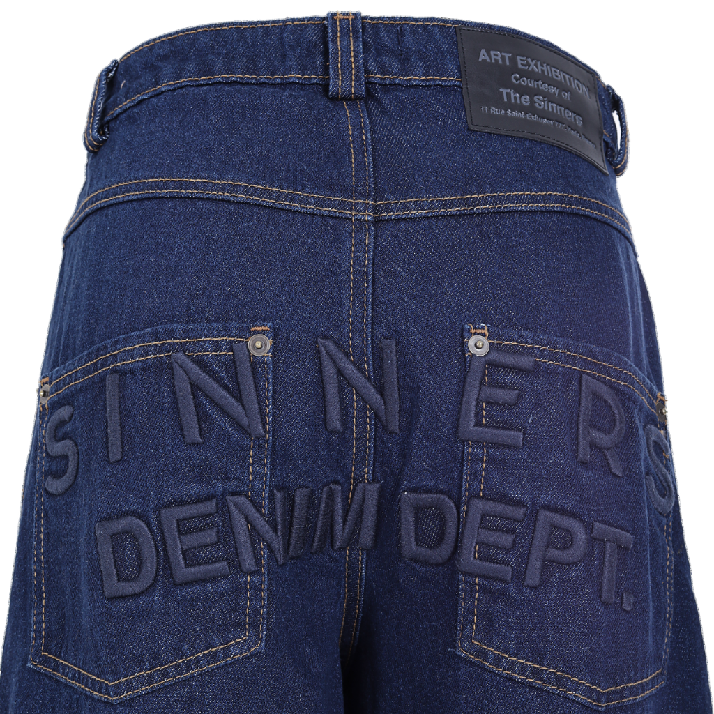 SINNERS RAW DENIM PANTS