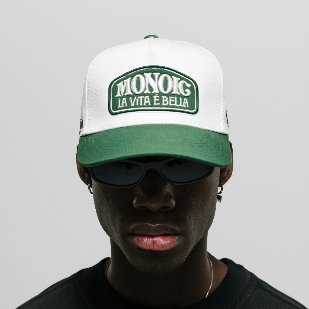 MONOIC TUTTO BENE 2 GORRA AJUSTABLE LA VITA E BELLA VERDE OLIVA
