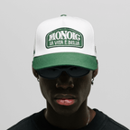 MONOIC TUTTO BENE 2 GORRA AJUSTABLE LA VITA E BELLA VERDE OLIVA