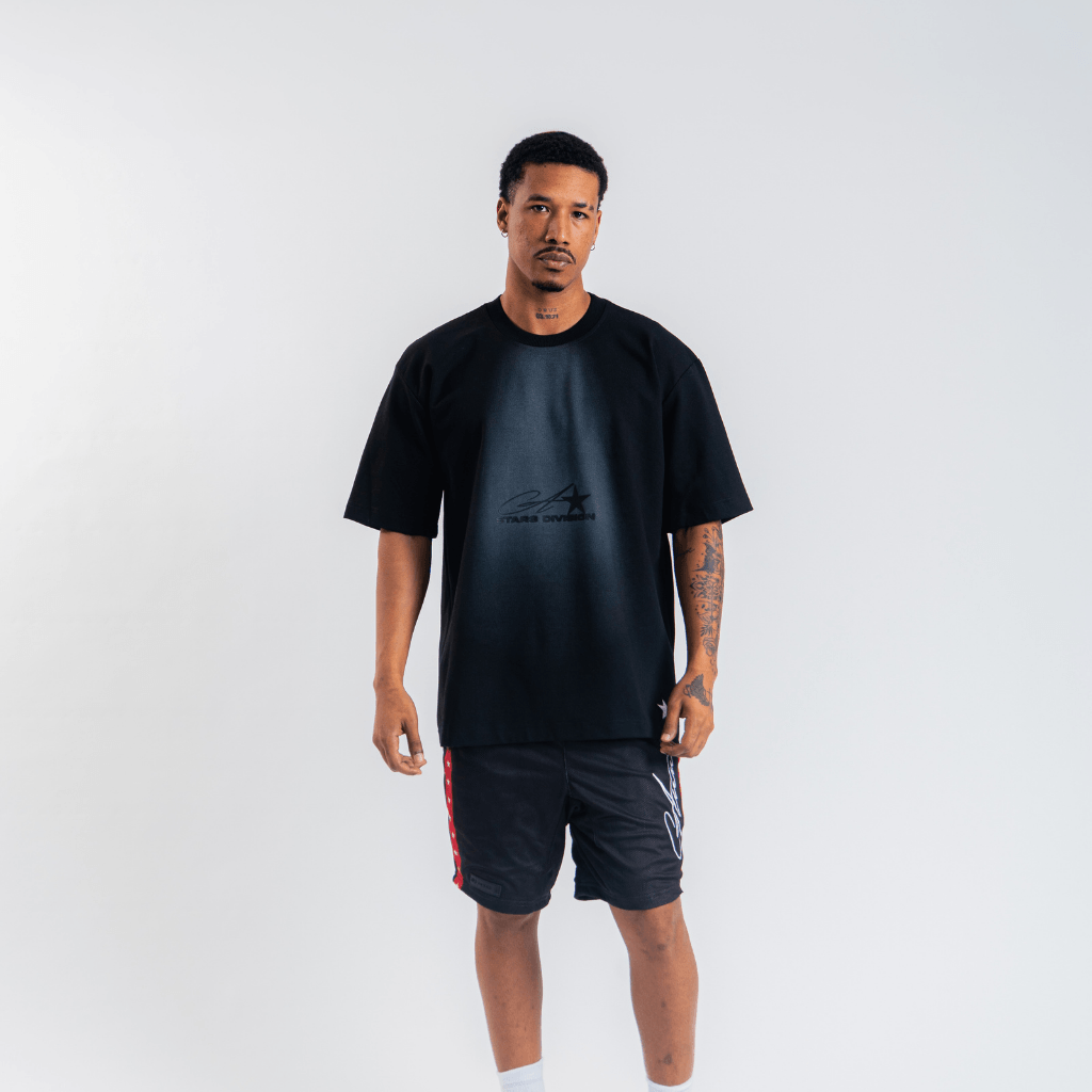 AURUM STARS II RED CARPET CAMISETA OVERSIZED NEGROS