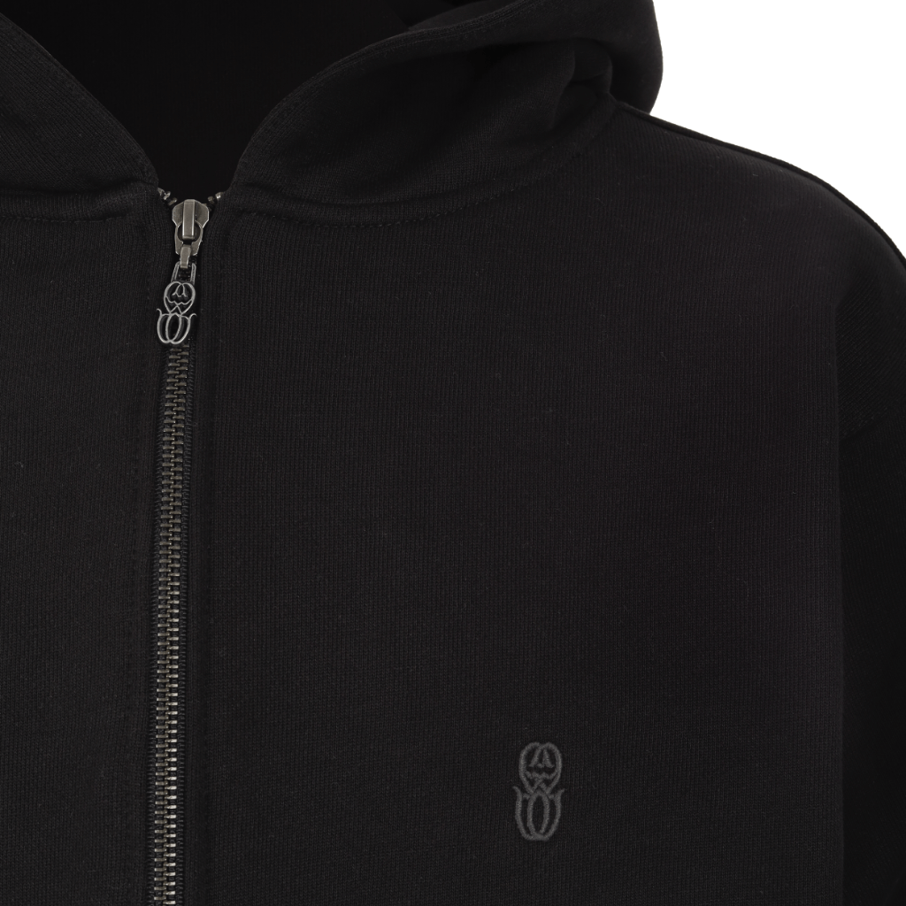 SINNERS MONOGRAM BUZO DE CIERRE NEGRO