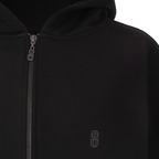 SINNERS MONOGRAM BUZO DE CIERRE NEGRO