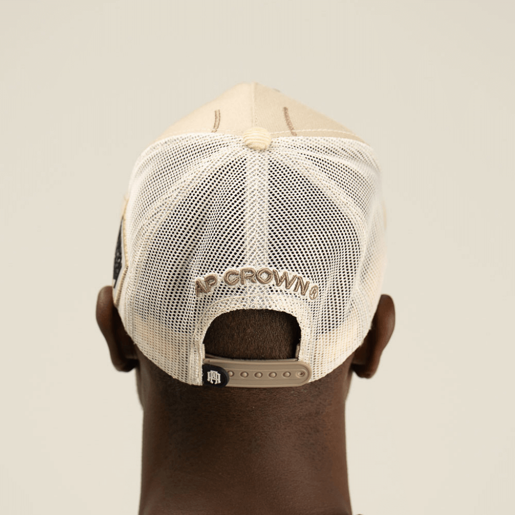 AP CROWN HIDDEN DEPTHS SILENCE GORRA CAMIONERA AJUSTABLE BEIGE