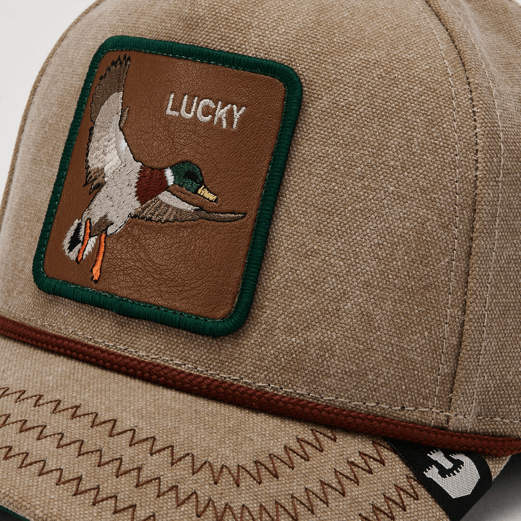 GOORIN BROS PATO LUCKY DUCK GORRA CAMIONERA AJUSTABLE BEIGE