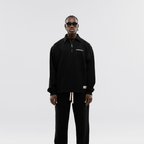 MONOIC TIMELESS V2 SACO QUARTER ZIP OVERSIZED NEGRO