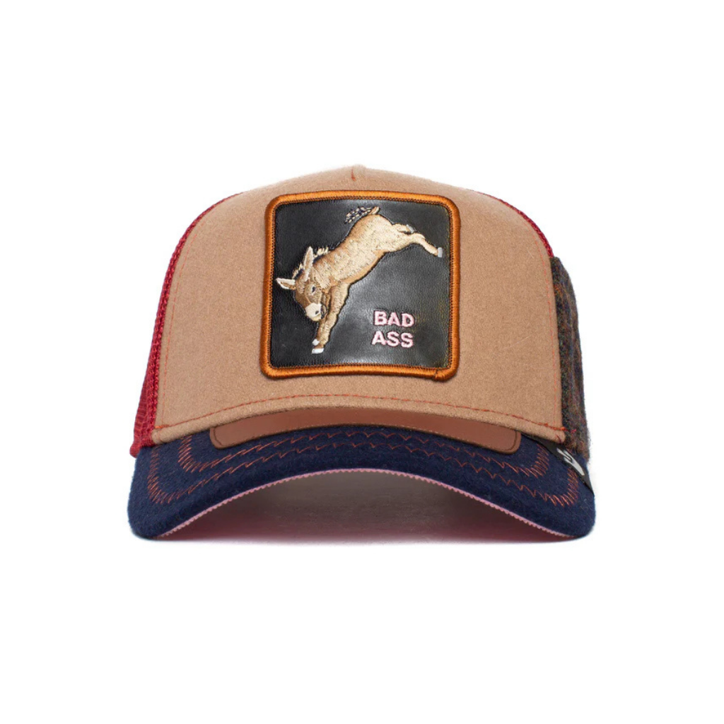 GOORIN BROS BURRO 'DETENTION SEEKER' GORRA CAMIONERA AJUSTABLE BEIGE