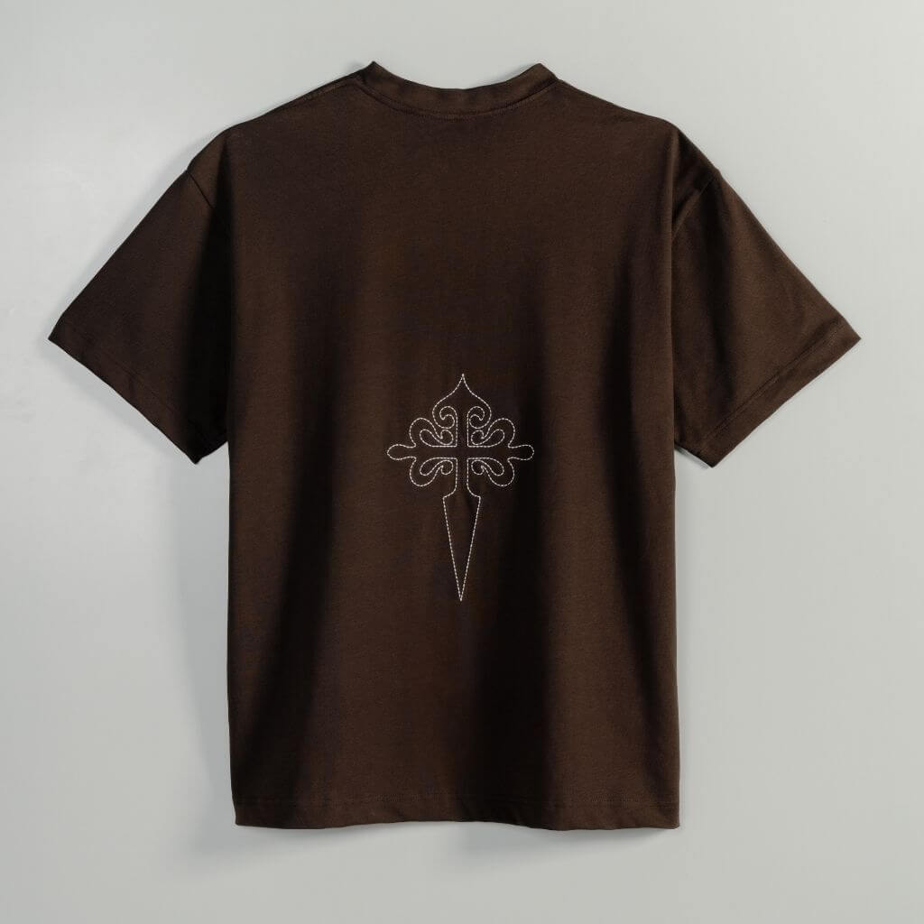 AP CROWN FIAT LUX ARCH CAMISETA OVERSIZE CAFE