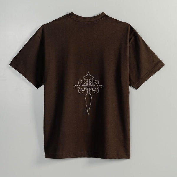 AP CROWN FIAT LUX ARCH CAMISETA OVERSIZE CAFE