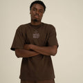 AP CROWN FIAT LUX ARCH CAMISETA OVERSIZE CAFE