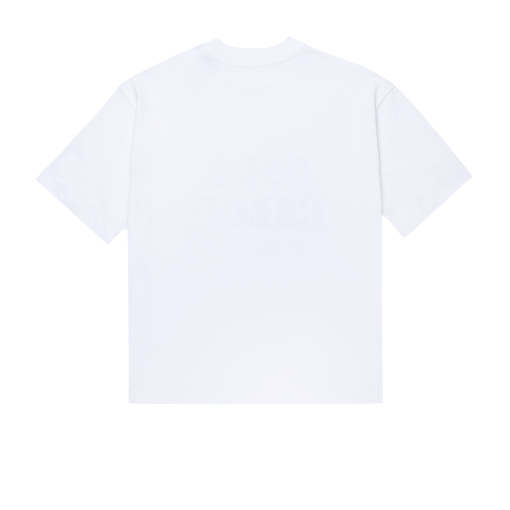 SINNERS NOT A NARCO CAMISETA BOXY BLANCA