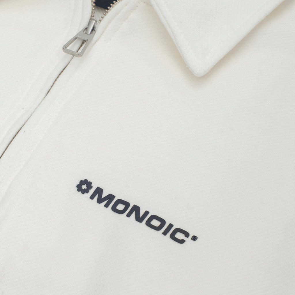 MONOIC TIMELESS V2 SACO QUARTER ZIP OVERSIZED BLANCO