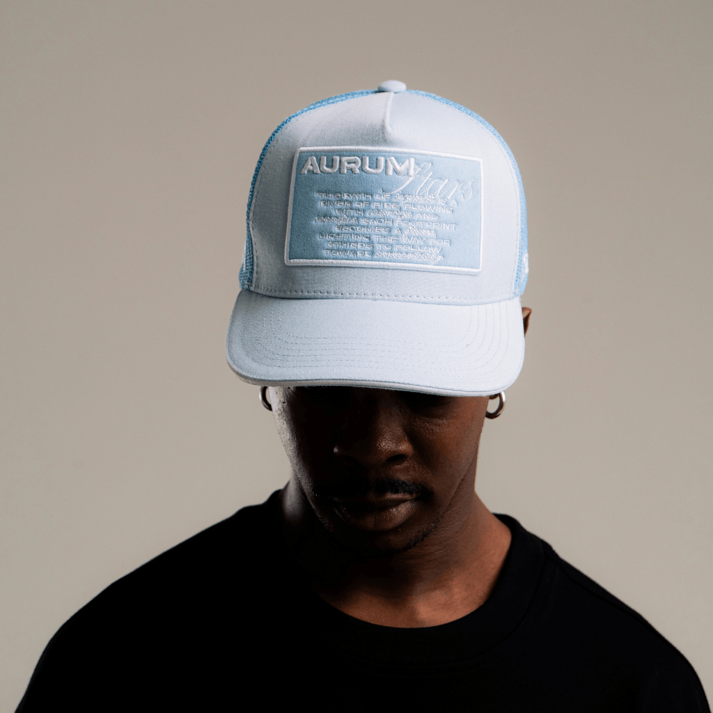 AURUM STARS I BLUE CAP GORRA CAMIONERA AJUSTABLE AZUL