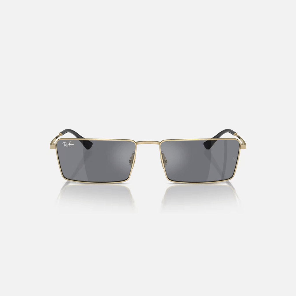 GAFAS RAYBAN EMY BIO-BASED LENTE NEGRO OSCURO MARCO DORADO
