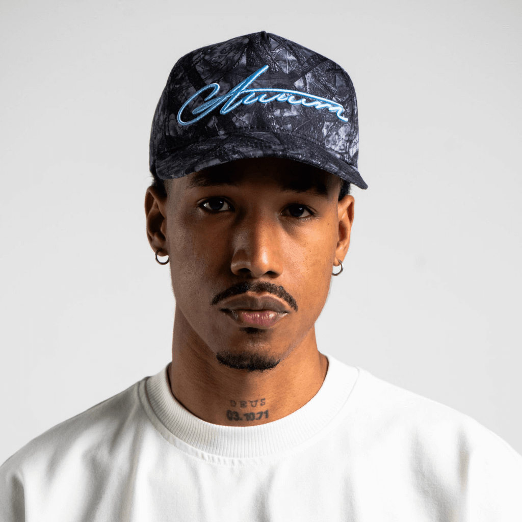 AURUM METROPOLIS III BLUE CAMO CAP GORRA AJUSTABLE AZUL