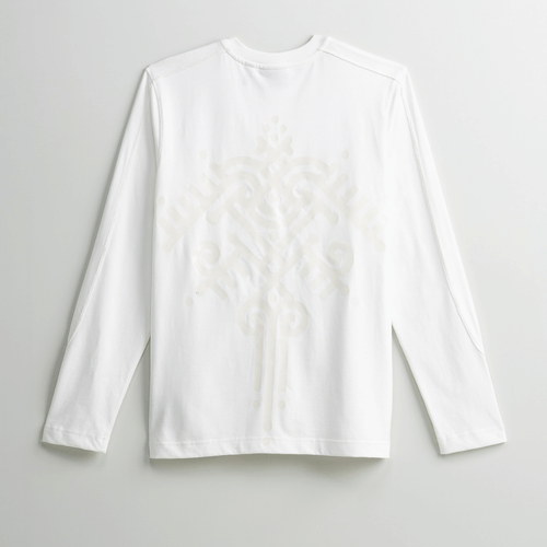 AP CROWN HILOS SAGRADOS LIAH CAMISETA MANGA LARGA REGULAR BLANCA