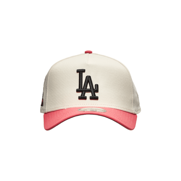 NEW ERA 9FORTY A FRAME MLB LOS ANGELES DODGERS CHROME CORAL COLLECTION GORRA AJUSTABLE BLANCO