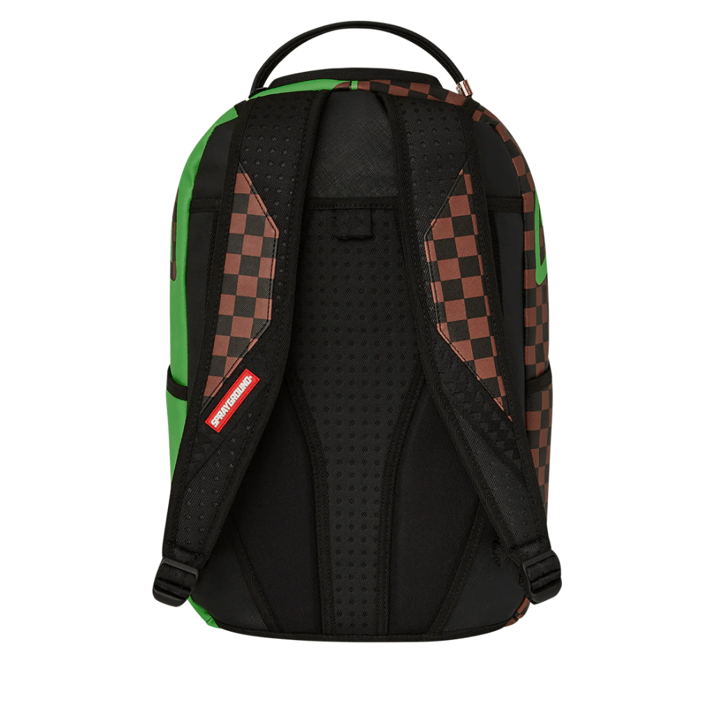 MORRAL SPRAYCOLOMBIA GREEN MONEY BEAR SPLIT BACKPACK VERDE