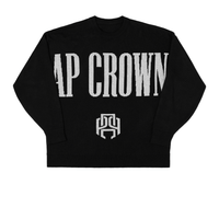 AP CROWN CLASSY PIECES SINCO SACO CREWNECK TEJIDO NEGRO