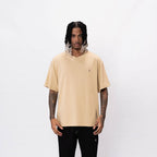CREEP BRAND CAMISETA OVERSIZE BASICA PLACA BEIGE