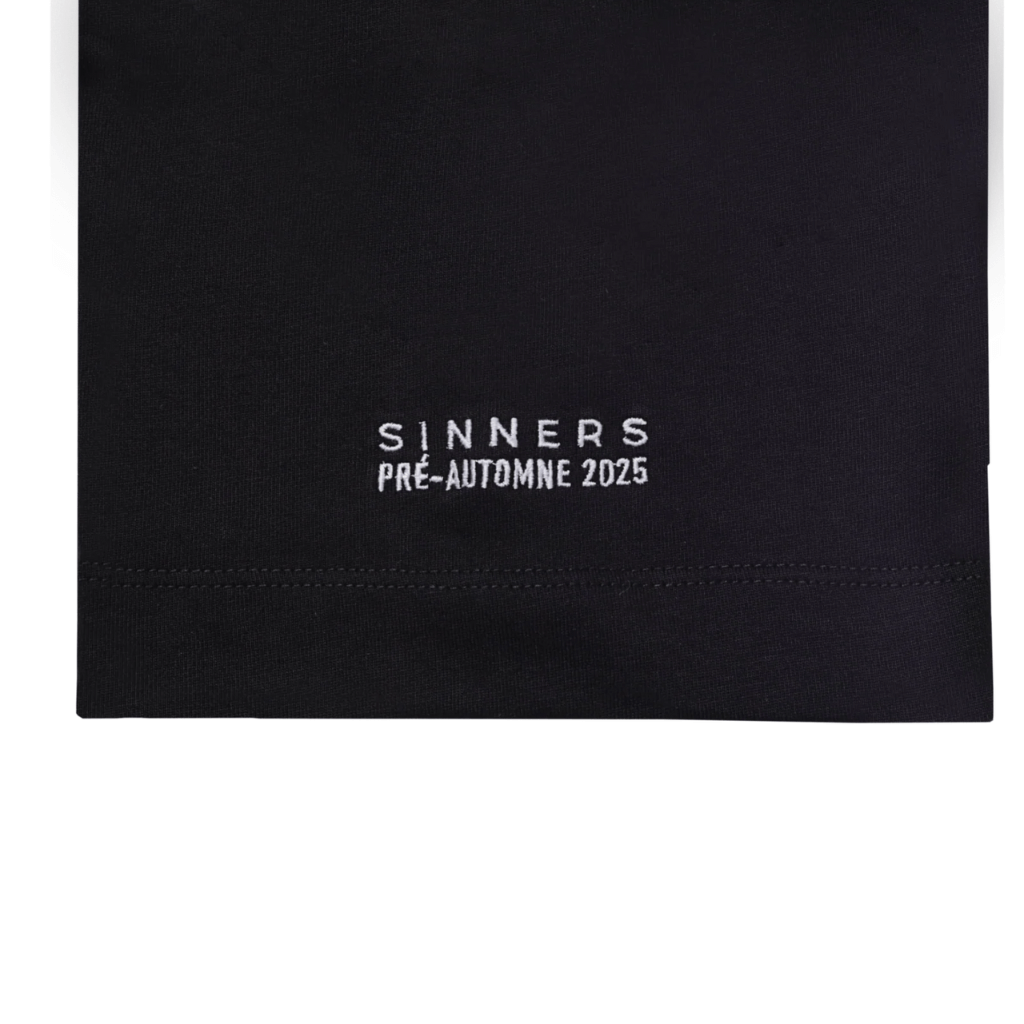 SINNERS NO DRUGS CAMISETA OVERSIZED NEGRA