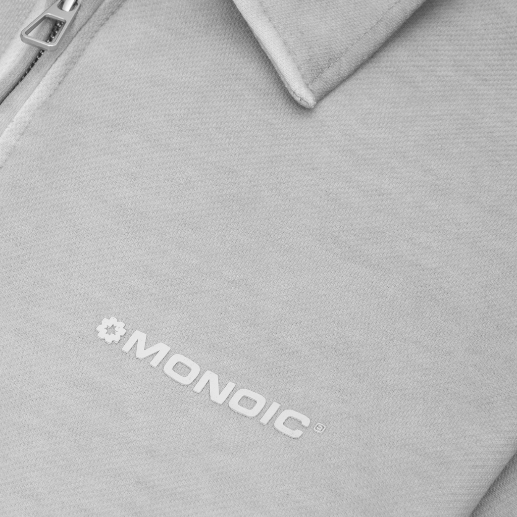 MONOIC TIMELESS V2 SACO QUARTER ZIP OVERSIZED GRIS DESGASTADO