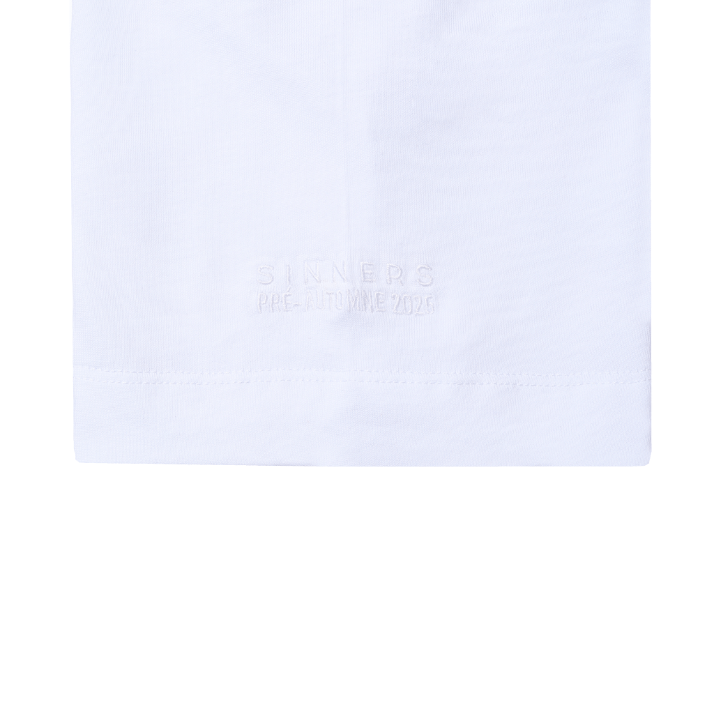 SINNERS NO DRUGS CAMISETA OVERSIZED BLANCA