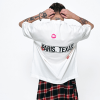 SINNERS SEXUAL FANTASIES PARIS TEXAS CAMISETA OVERSIZE BEIGE