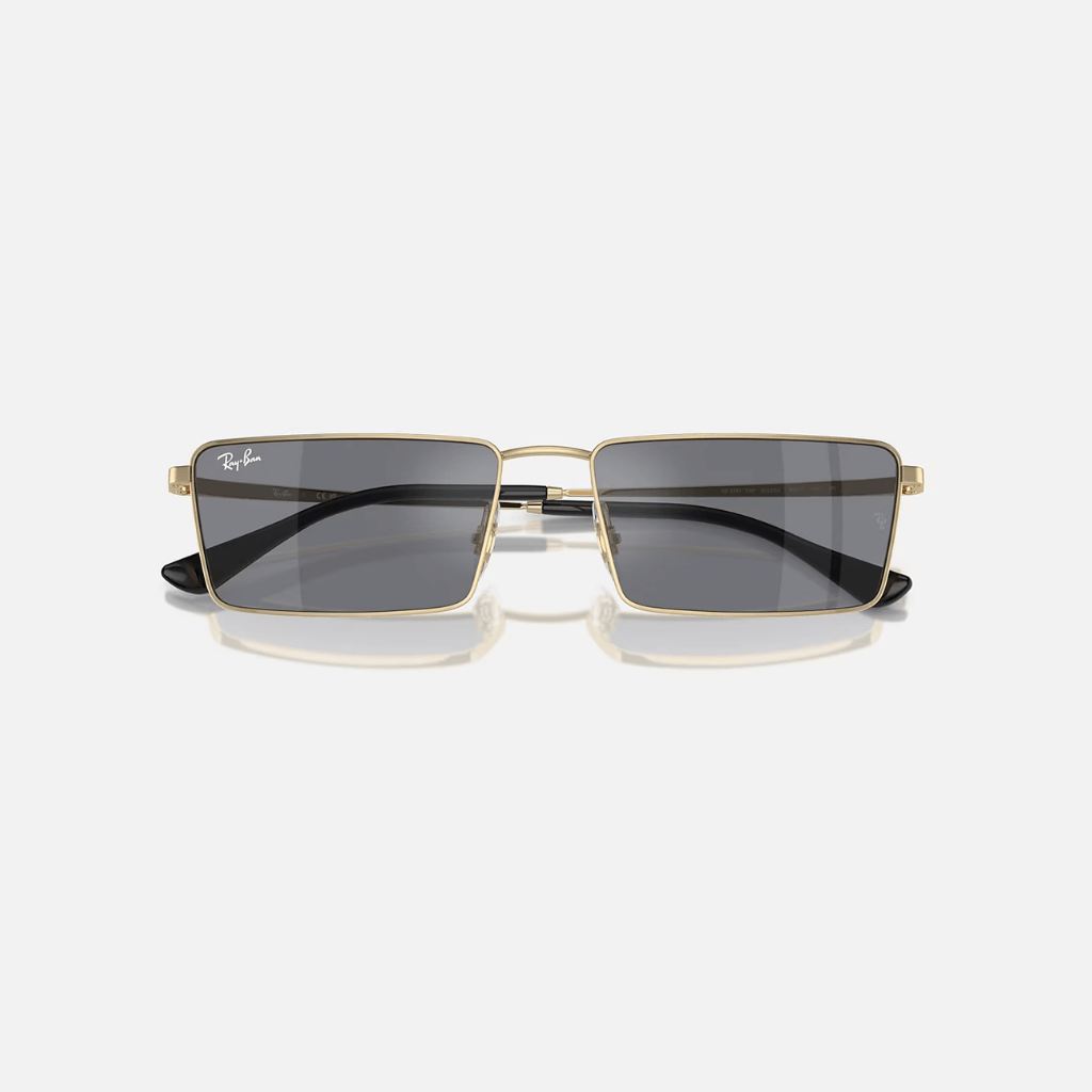 GAFAS RAYBAN EMY BIO-BASED LENTE NEGRO OSCURO MARCO DORADO