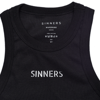 SINNERS TANK TOP MUJER NEGRO