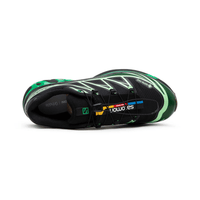 TENIS SALOMON XT-6 GORE TEX "BLACK EDEN" NEGRO / VERDE