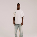 AURUM STARS I WHITE A79U CAMISETA OVERSIZE BLANCA
