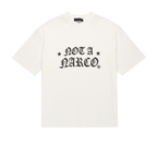 SINNERS NOT A NARCO STAR CREME CAMISETA OVERSIZED BEIGE
