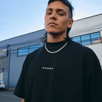 SINNERS GARMENTS LOGO CAMISETA OVERSIZE NEGRA