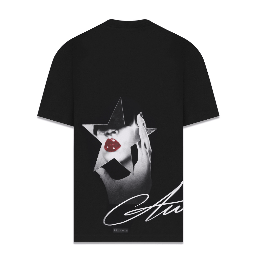 AURUM STARS II RIRI CAMISETA OVERSIZED NEGROS