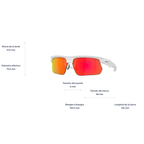 GAFAS OAKLEY BISPHAERA BLANCA LENTE NARANJA