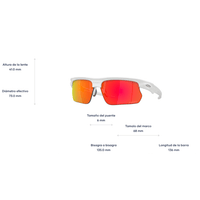 GAFAS OAKLEY BISPHAERA BLANCA LENTE NARANJA