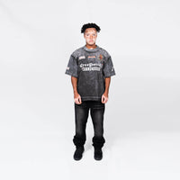 CREEP BRAND RELIQUIES NOIR CAMISETA OVERSIZE GRIS OSCURA