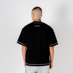 AURUM RACING STARS CAMISETA SIGNATURE RACING SEAMS NEGRA