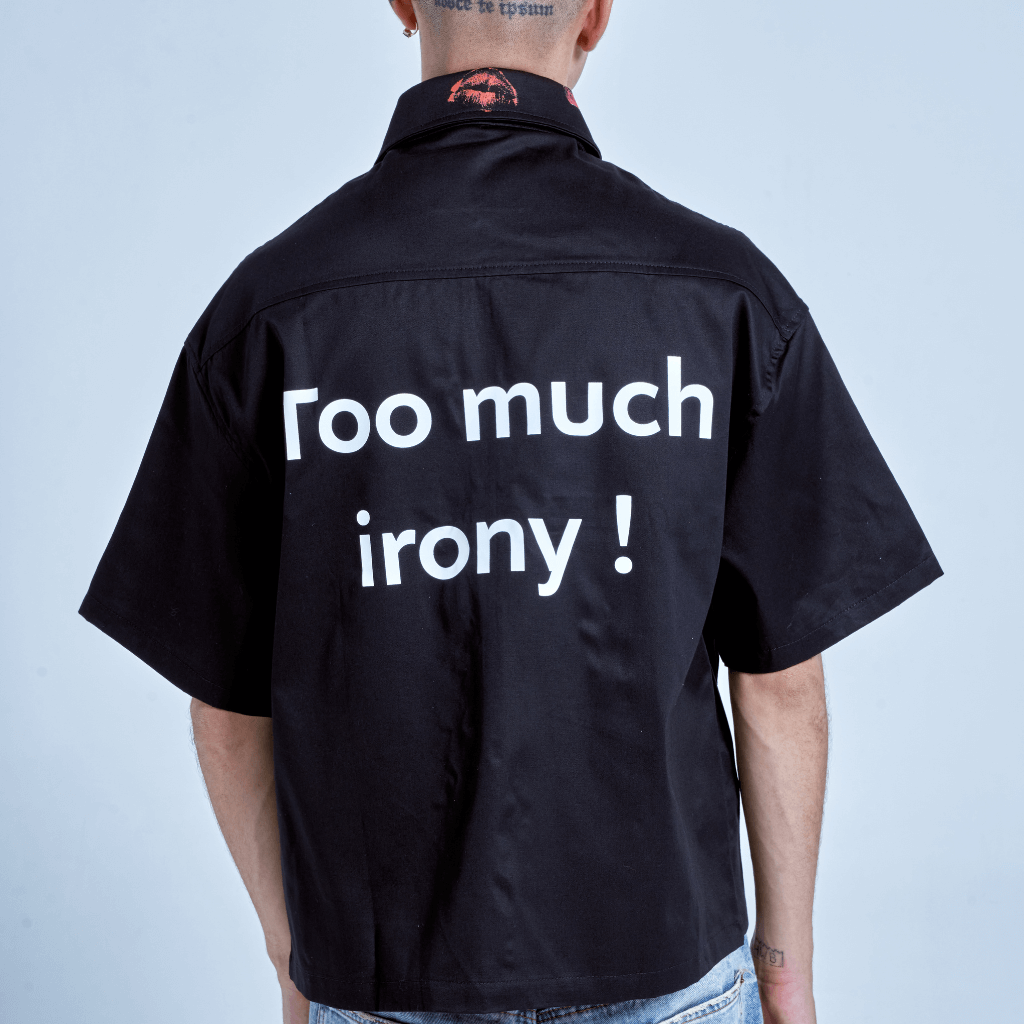 SINNERS SEXUAL FANTASIES II TOO MUCH IRONY CAMISERO NEGRO