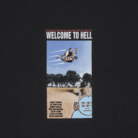 SUPREME X TOY MACHINE WELCOME TO HELL CAMISETA NEGRA