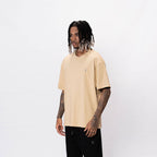 CREEP BRAND CAMISETA OVERSIZE BASICA PLACA BEIGE