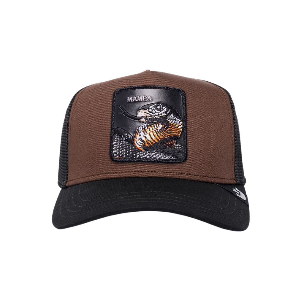 GOORIN BROS MAMBA 'V2 MAMBA' GORRA CAMIONERA AJUSTABLE NEGRA / CAFE