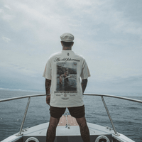 SON OF SON AN OLD FISHERMAN T-SHIRT OT-0 CAMISETA OVERSIZE BEIGE